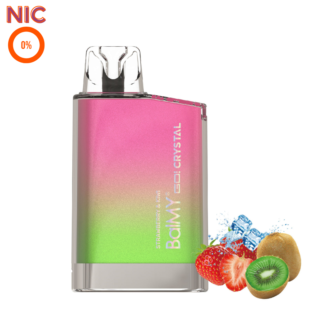 elfbar nachfüll pod läuft aus Balmy Power Crystal Strawberry Banana 8000 Puffs main image 0