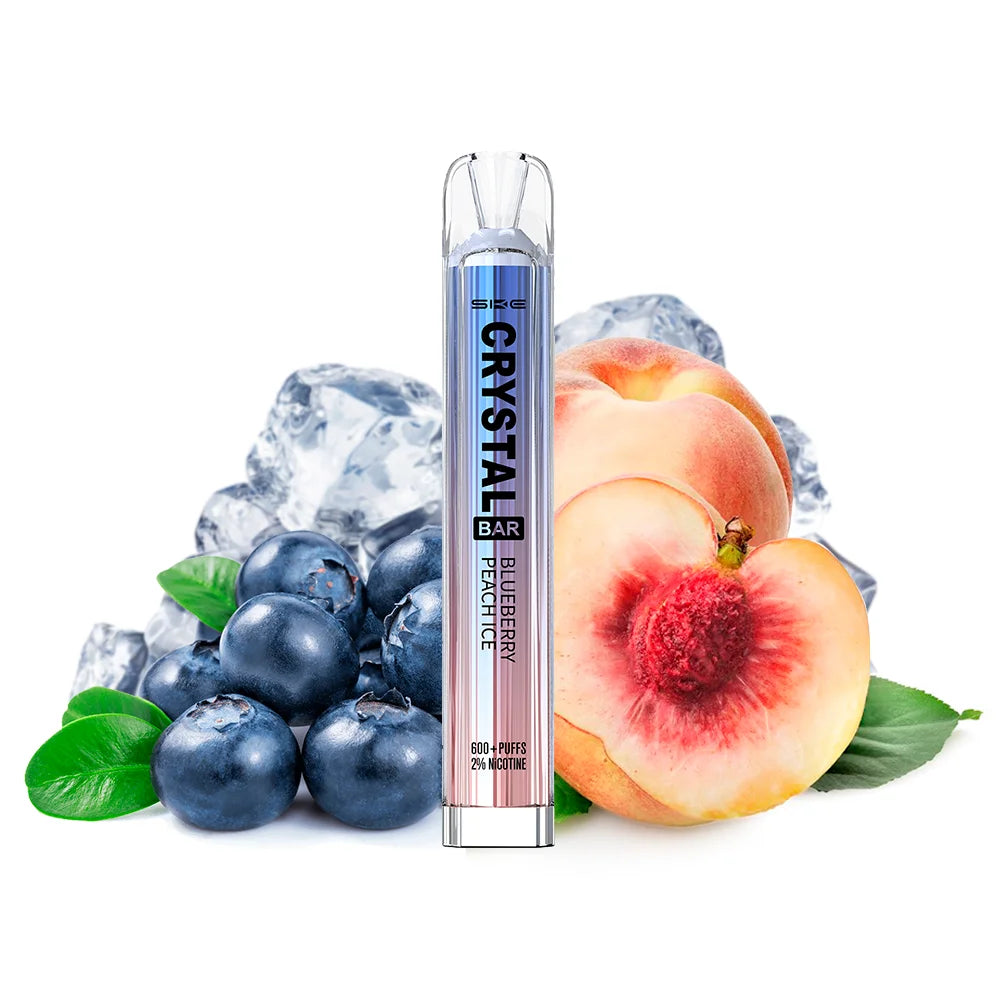 ske crystal bar vape desechable 20mg arandano melocoton hielo