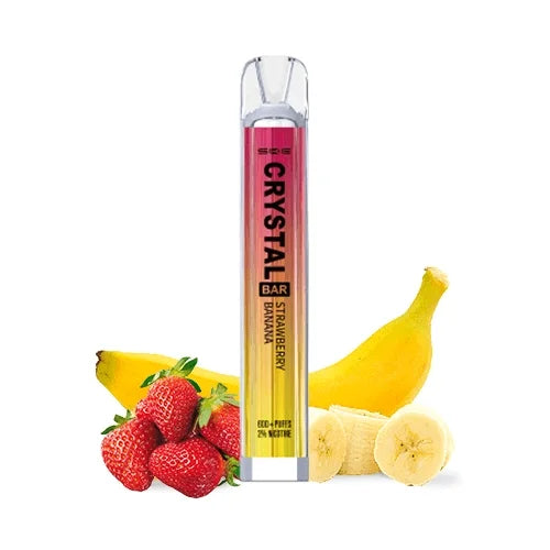 ske crystal bar vape desechable 20mg fresa platano