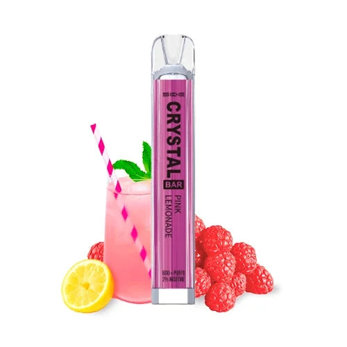 ske crystal bar vape desechable 20mg limonada rosa