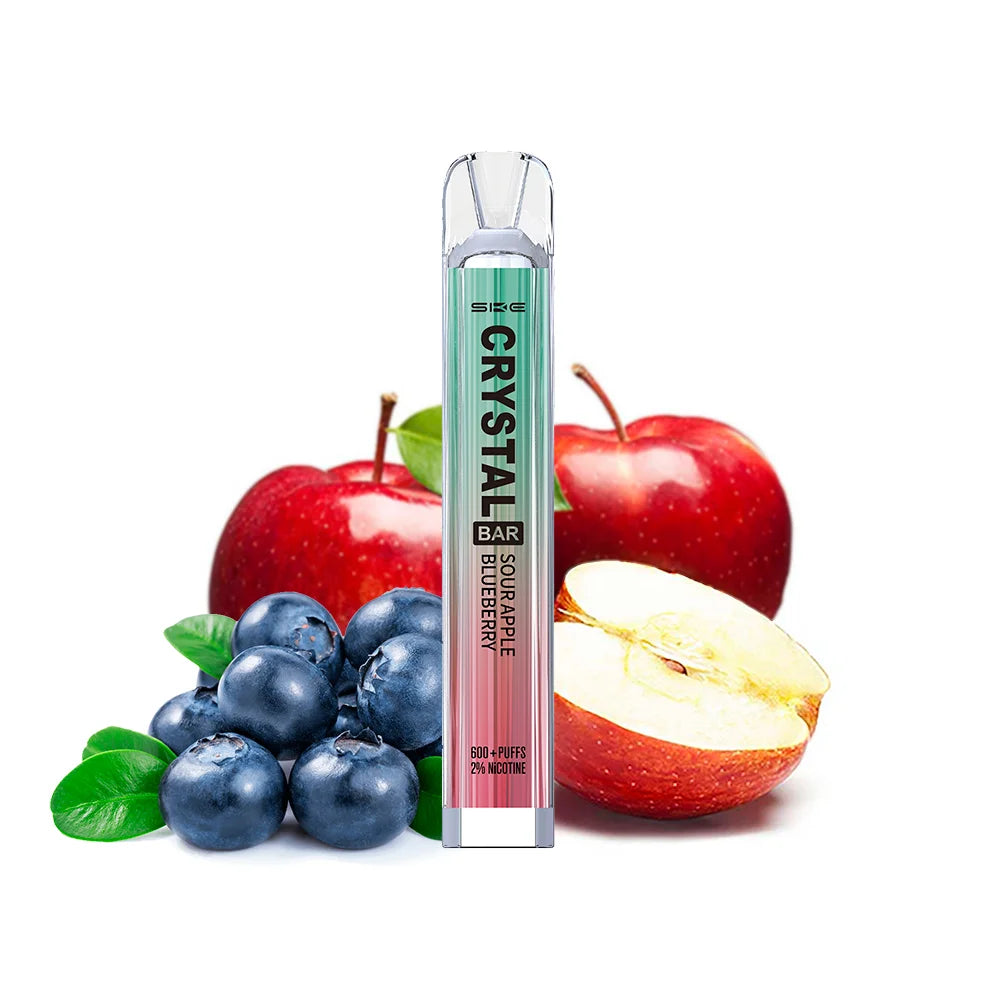 ske crystal bar vape desechable 20mg manzana acida arandano