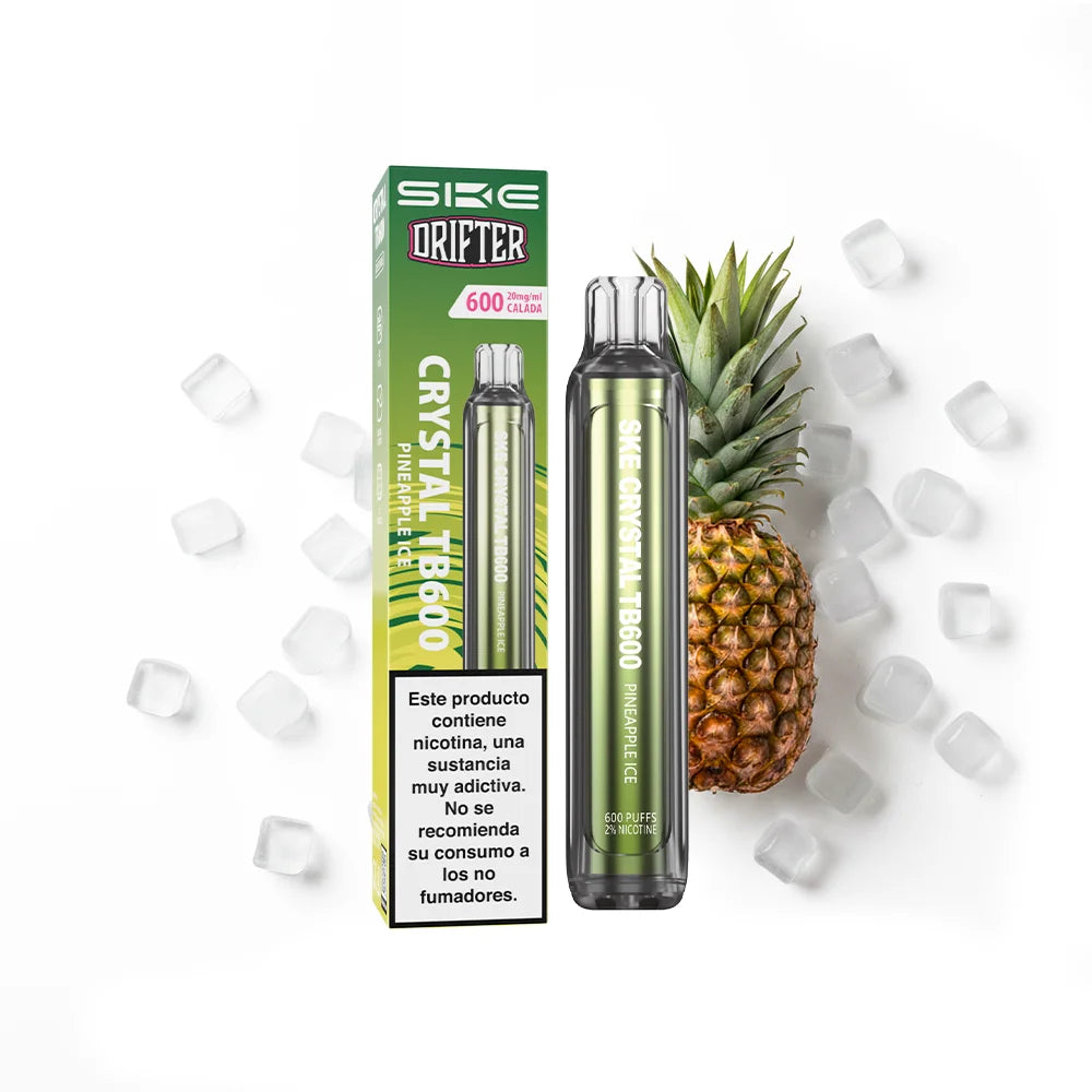 Pod desechable SKE x Drifter Crystal TB600 20mg sabor piña hielo - Pods Xpress