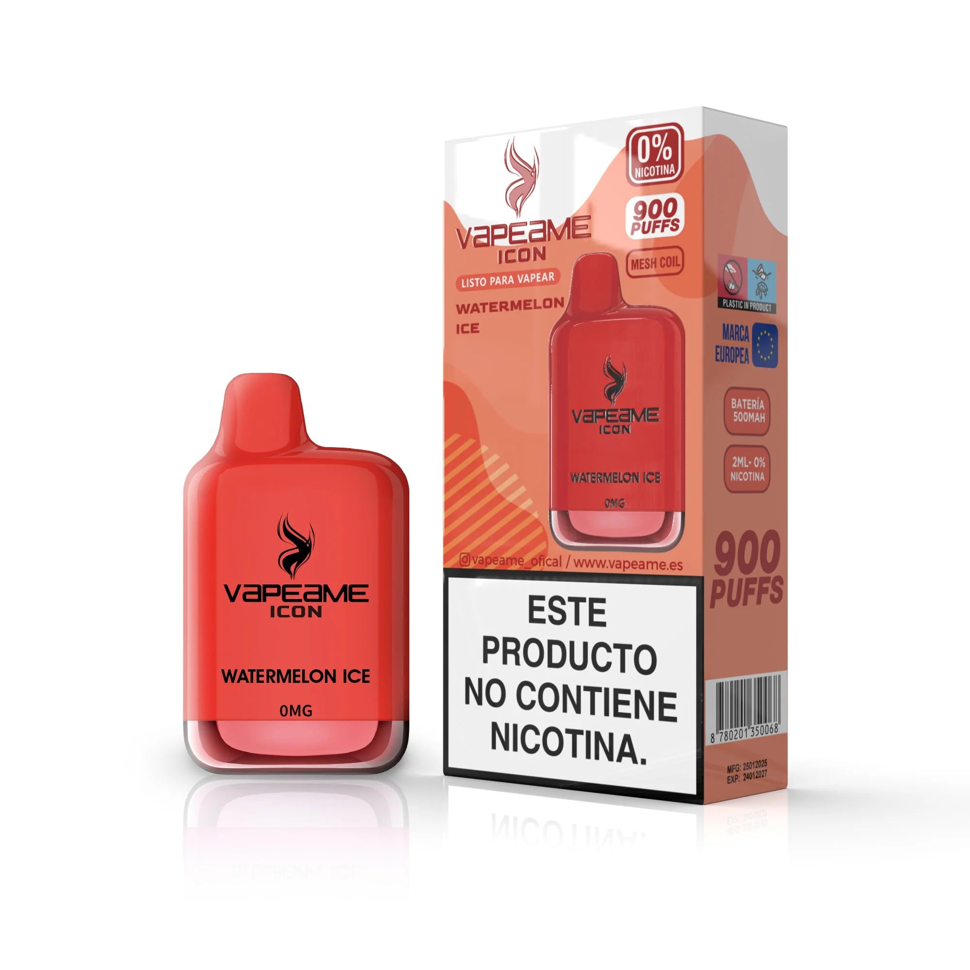 vapeame vape desechable 0mg sandia 1