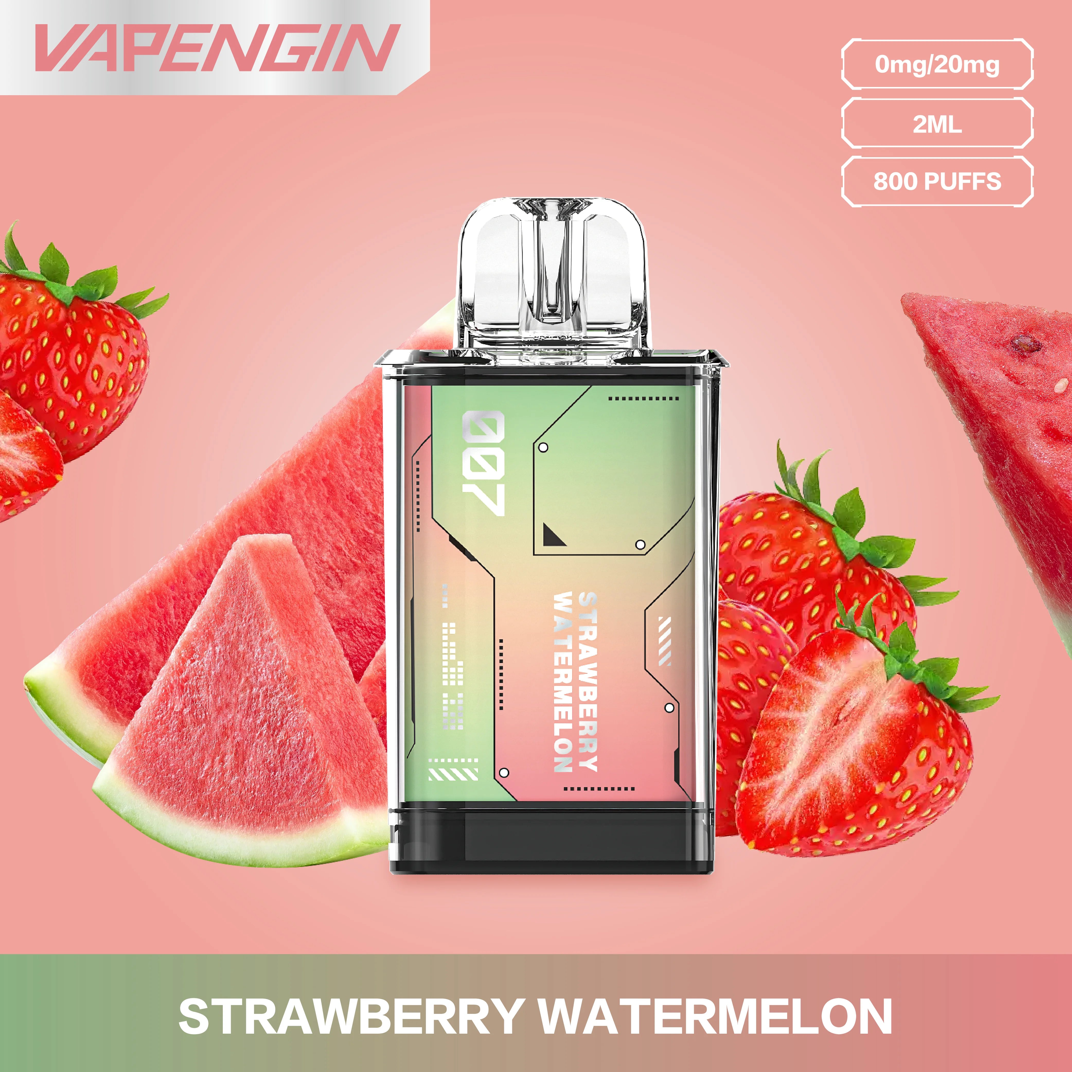 vapengin venus capsula 0mg pack 2 strawberry watermelon