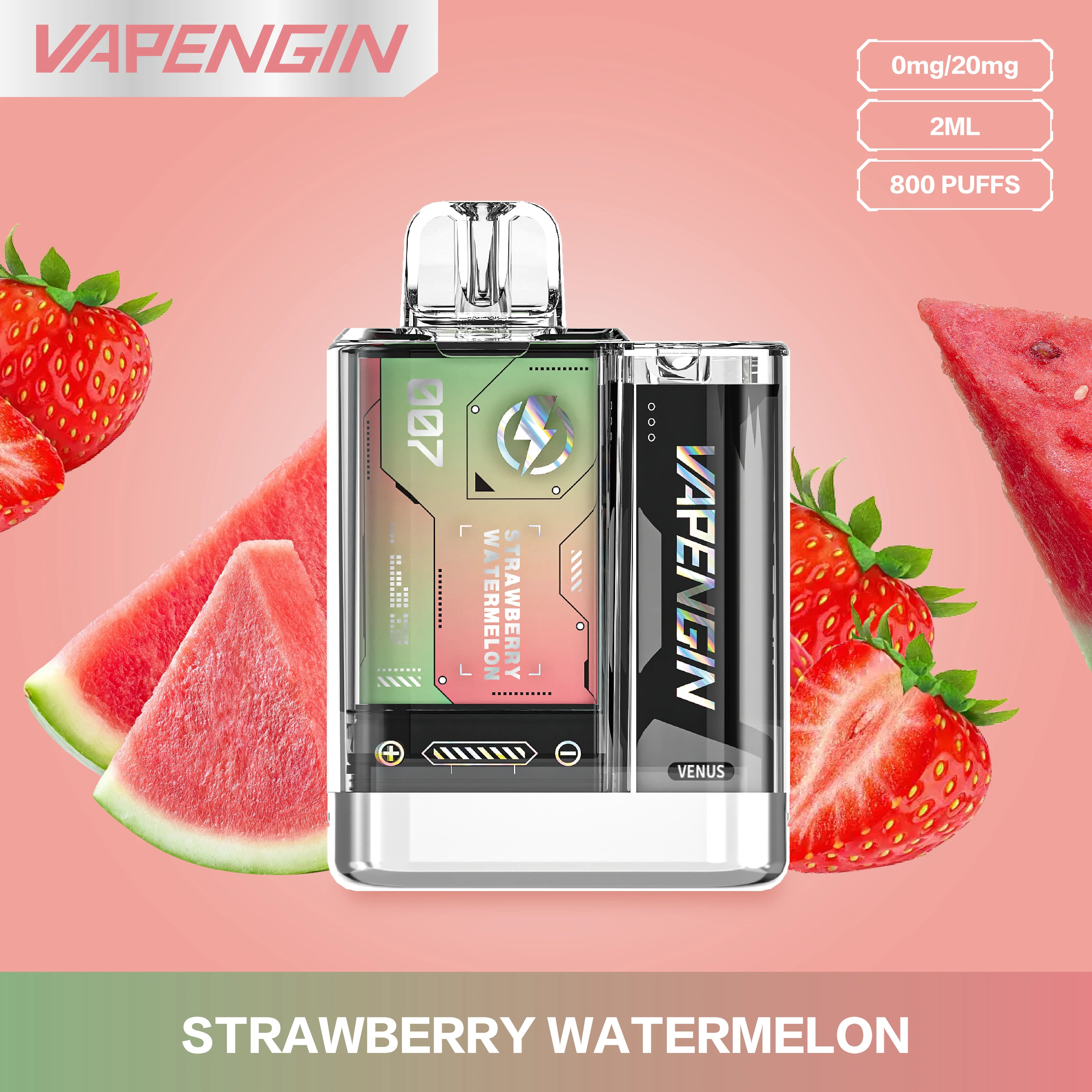 vapengin venus kit 20mg strawberry watermelon pod fresa sandia