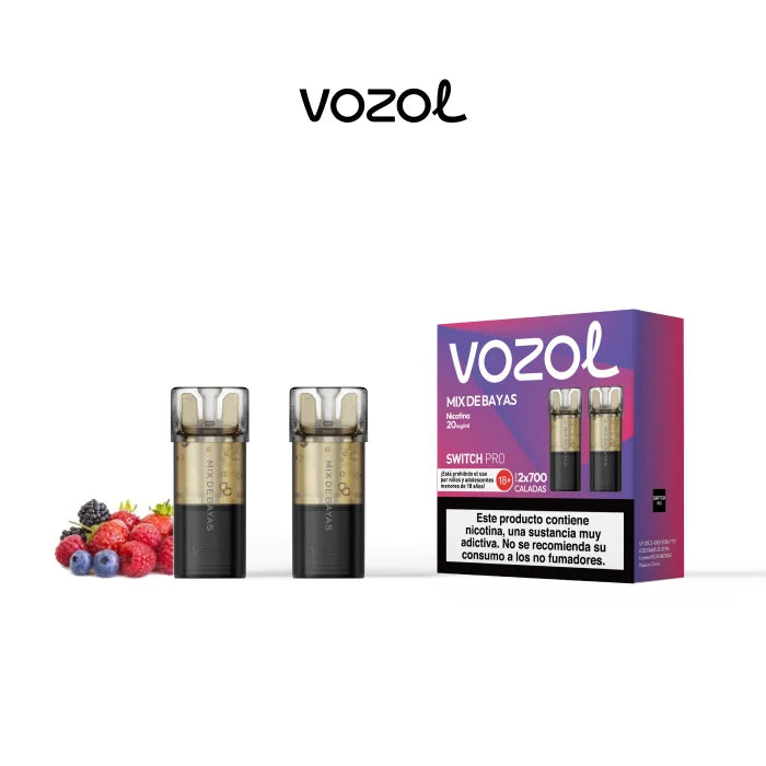 vozol switch pro capsulas 20mg mix de bayas